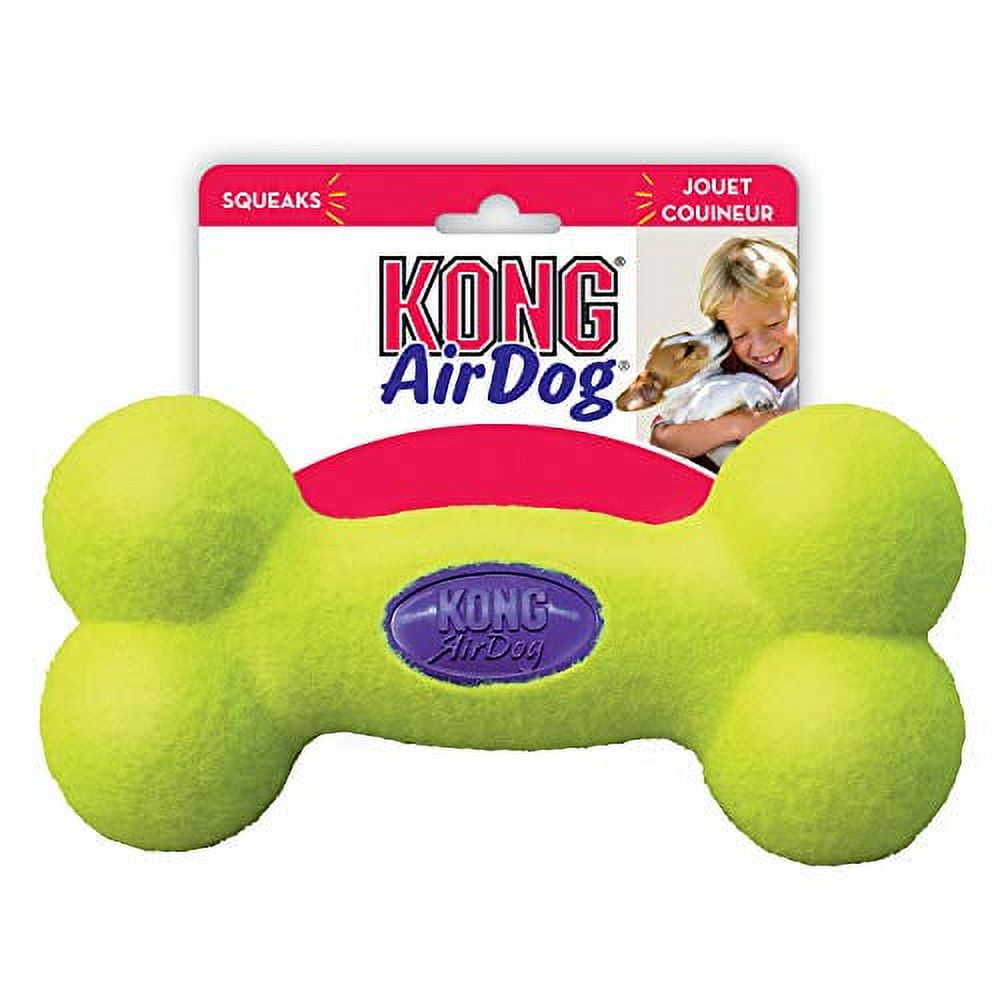 KONG - AirDog Squeaker Bone - Squeaky Bounce and Fetch Toy
