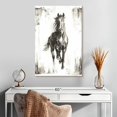 thumbnail image 2 of Elephant Stock Rustic Black Stallion I Wall Art - Vertical Canvas Wall Art - Living Room Wall Decor - Animal Canvas - Black And Gray Decor By Ethan Harper - 20" x 30", 2 of 4