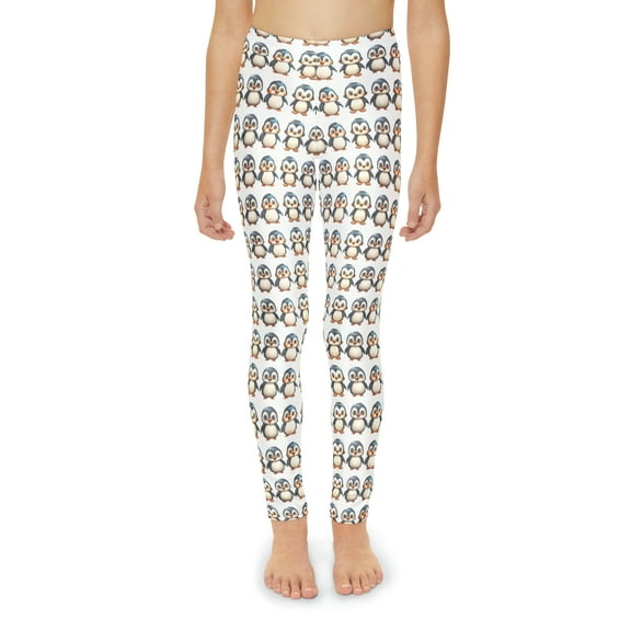 3 Penguins - Youth Full-Length Leggings (AOP)