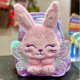 thumbnail image 4 of Mochila escolar australiana genuina Smiggle con forma de conejo ángel morado, mochila mediana para niños, taza de agua, estuche retráctil para bolígrafos, regalo para estudiantes, 4 of 5