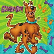 Angle View: Amscan 511385 Luncheon Napkins | Scooby-Doo Collection | 16 pcs | Party Accessory