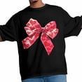 thumbnail image 4 of Camisetas informales de manga corta con lazo para hombre, camisetas gráficas para el Día de San Valentín, 4 of 8