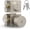 Satin Nickel, variant on Mega Handles | Suana Door Knob and Deadbolt Combo | Satin Brass