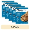 (5 pack) Quest Protein Bar, Oatmeal Chocolate Chip, 20g Protein, Gluten Free, 4 Count