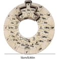 thumbnail image 4 of Wooden Melody Tool,circle Of Fifths Wooden Wheel And Musical Educational Tool, Circle Of Fifths Wheel, Chord Wheel For Musicians,music Transpose Tool, 4 of 5
