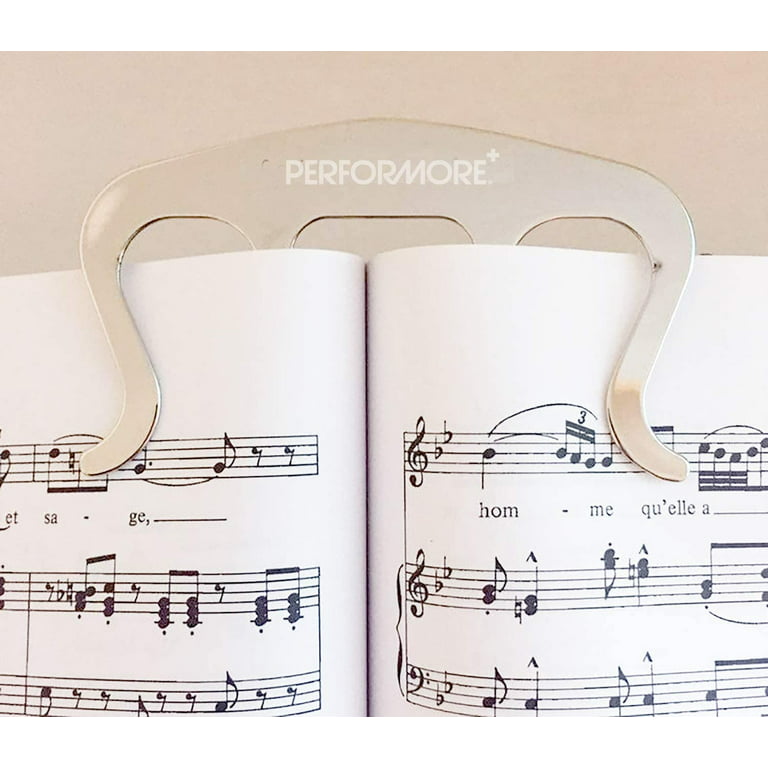  Music Book Metal Clip Pack of 4 Book Page Holder for Reading 4  Colors Book Opener Piano Sheet Book Accessories Portable Book Open Holder  Fit Most Books for Book Lovers