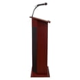 thumbnail image 6 of Oklahoma Sound Wood Power Plus Lectern with Wireless Headset Mic in Mahogany, 6 of 7