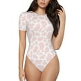 thumbnail image 1 of Saiise Vache 1 Motif Grenouillère à Manches Courtes Col Rond Pyjama Extensible avec Fermeture à Pression-Petit, 1 of 7