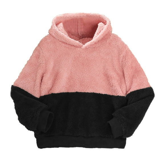 Vedolay Zipper Hoodies for Girls Hooded Sweater Fall Winter Clothes Long Sleeve Hoodie Tops Red,140