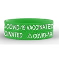 thumbnail image 2 of I'm 'COVID-19 Vaccinated' Silicone Wristbands, 2 of 3