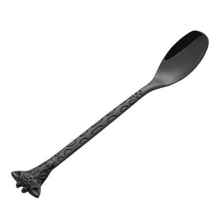 

TAONMEISU Stainless Steel Dessert Spoon Creative Cartoon Giraffe Spoon Cake Ice Cream Coffee Stirring Spoon Kitchen Dining Teaspoon