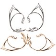 thumbnail image 2 of 2 pares de pendientes de presión minimalistas para la oreja, sin necesidad de perforación, para mujer, 2 of 8
