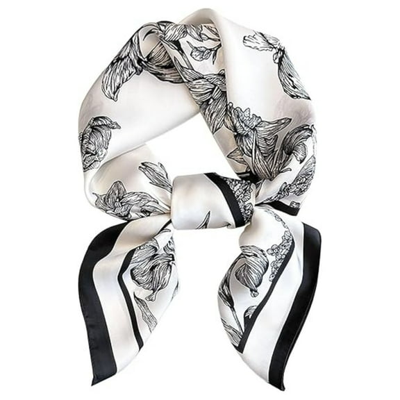 Satin Bandanas Head Scarf For Women Hair Scarves Accessories Lightweight Fashion Wrap Neck Silk Sleeping Headscarf