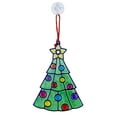 thumbnail image 6 of Melissa & Doug Stained Glass Made Easy Craft Kit - Santa and Tree Ornaments, 6 of 6