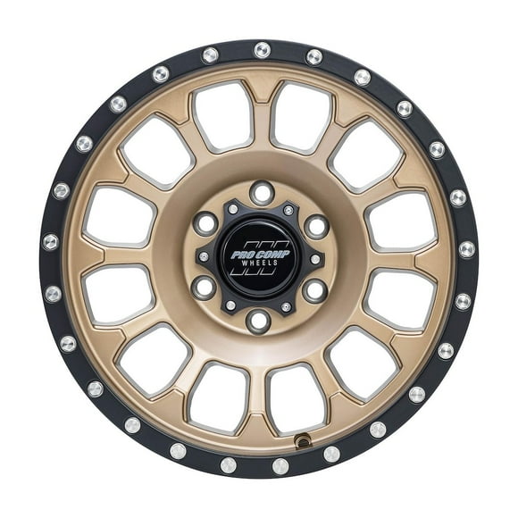 Pro Comp Wheels Wheel 9634-78583 Series 34; 17 Inch Diameter x 8.5 Inch Width; 6 x 139.7 Millimeter/6 x 5.5 Inch Bolt Pattern; 0 Millimeter Offset; 4.75 Inch Backspacing; 60 Degree Conical Seat Lug