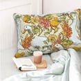 thumbnail image 4 of Salouo Ducks and Flowers Pattern Pillow Cases,1PC Pillow Covers with Envelope Closure Decorative Pillow Case for Bed Couch,Pillows Not Included-20"x30", 4 of 6