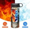 thumbnail image 6 of Yiaed Hip-Hop Duck Print Water Bottle with Straw Lid, Stainless Steel Double Wall Insulated Water Bottle | Leak-Proof and Spill-Proof Water Bottle, 6 of 8