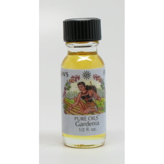 Suns Eye Gardenia Herbal Fragrance Oil - 1/2 Ounce Bottle