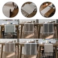 thumbnail image 3 of Rectangle Table Runner Striped Tassel Tablecloth For Dining Kitchen Coffee Decor, 3 of 4