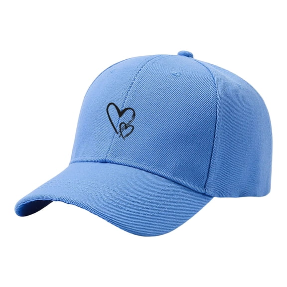 Baseball Cap Adjustable Dad Hat Trucker Hats For Men White Classic Womens Baseball Caps Sky Blue