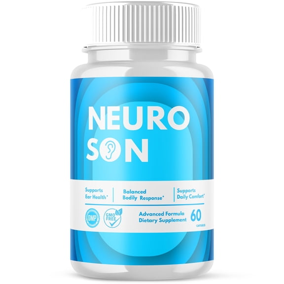 Neuro Son Advanced Hearing Support Pills Natural Ear Health Support NeuroSon 60 Capsules