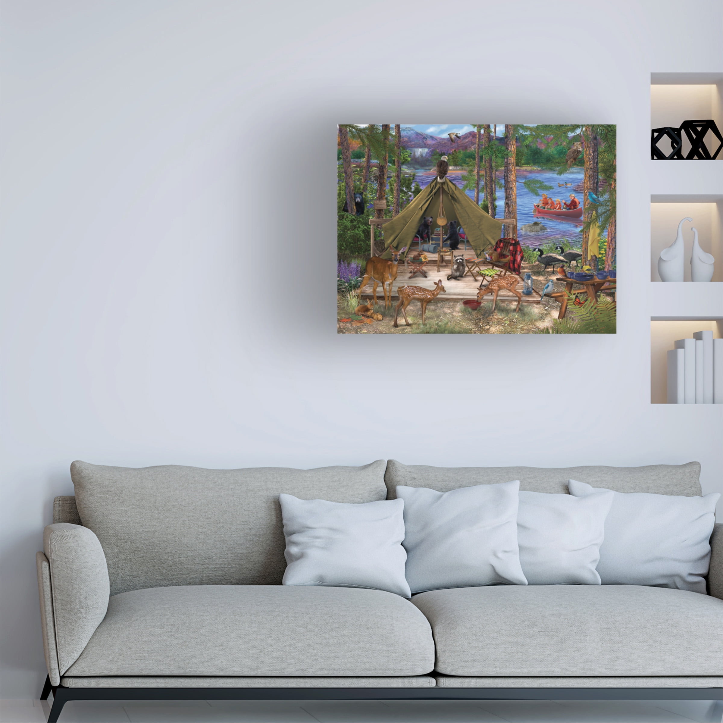 Bigelow Illustrations 'Friends and Family' Canvas Art