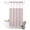 Dusty Rose, variant on No Hook Shower Curtain, Black Striped Shower Curtains for Bathroom with See Through Top Window, Minimalist Vertical Stripes Waterproof & Washable Bath Curtain Stall 48"x72"