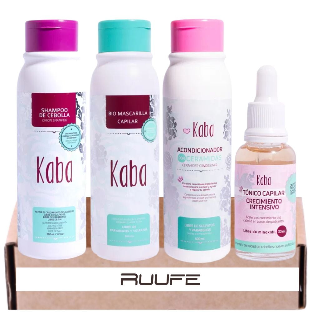 Onion Shampoo Kaba Shampoo de Cebolla kaba (4 pack) Red onion shampoo