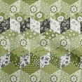 thumbnail image 1 of oneOone Viscose Chiffon Green Fabric Floral Dress Material Fabric Print Fabric By The Yard 42 Inch Wide, 1 of 4