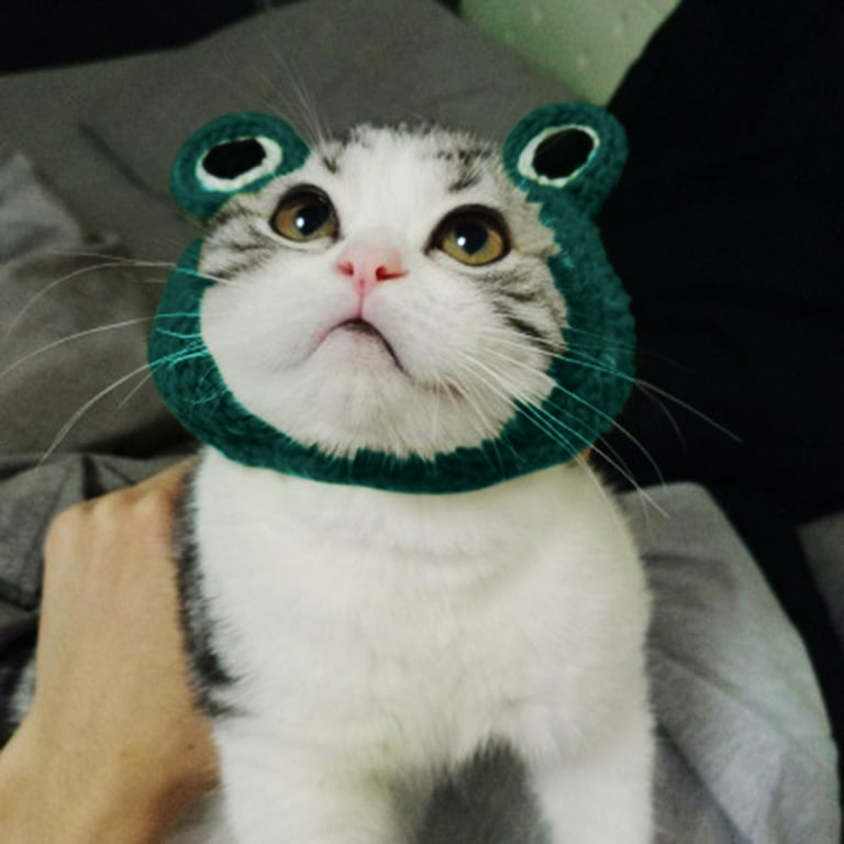 Adorable Pet Funny Hat Cartoon Giraffe Shape Pet Cap Weaving Puppy Cat Hat Pet Grooming Supplies for Everyday Decoration Christmas Halloween