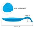thumbnail image 2 of Silicona Cuchara Descanso, 9.25 x 4.72 Calor Resistente Cocina Utensilio Soporte Espátula Cucharón Descanso para Mostrador Estufa Tapa, Azul 2uds, 2 of 6