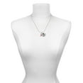 thumbnail image 2 of Delight Jewelry Silver-tone Pink Ribbon - Silvertone Senior Class of 2026 Dome Necklace, 18", 2 of 5