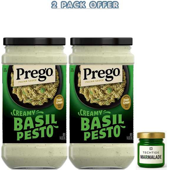 Prego Creamy Basil Pesto Pasta Sauce, 14.5 oz