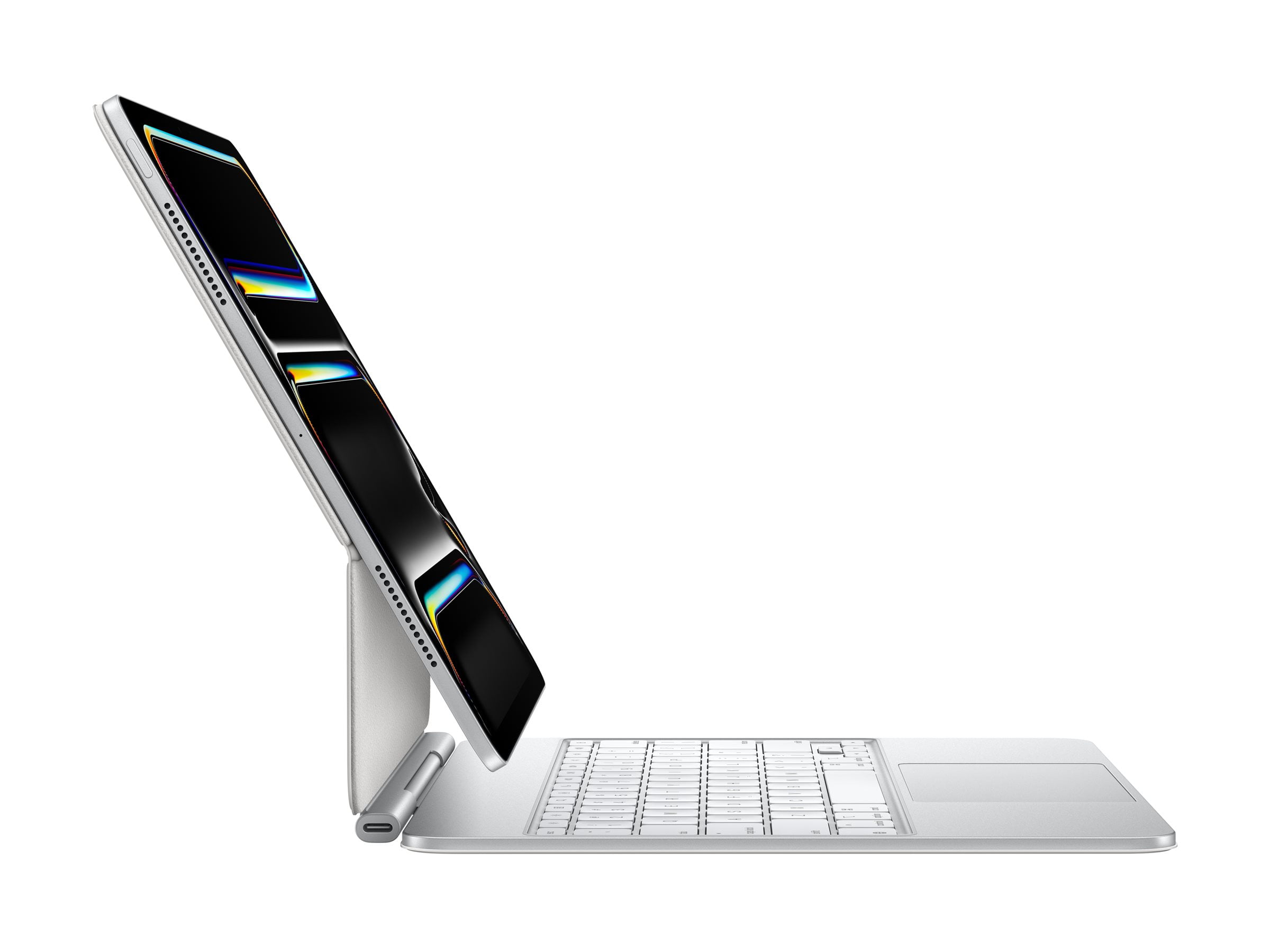 Apple Magic Keyboard - Keyboard and Folio case Canadian French White for Apple 13-inch iPad Pro (M4)