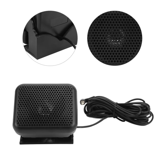 External Speaker, Wear Resistant 1W Mini External Speaker Sturdy Professional Rectangular for Car