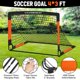 thumbnail image 3 of Porterías de fútbol VAVOSPORT de 4 x 3 pies para niños con equipo de entrenamiento, 3 of 7