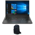 thumbnail image 1 of Lenovo ThinkPad E14 Gen 2 Home/Business Laptop (Intel i5-1135G7 4-Core, 14.0in 60Hz Touch Full HD (1920x1080), Intel Iris Xe, 8GB RAM, Win 10 Pro) with Atlas Backpack, 1 of 7