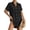 Black, variant on Women Swimsuit Cover up Shirt Dress Women Button Down Bathing Suit Beachwear Sun Protection Blouse