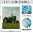 thumbnail image 3 of Diamond Art Kit for Adults, Green Vintage Farm Tractor Sky Diamond Painting for Adults Beginners, DIY Diamond Art Painting Kits, 5D Diamond Painting Crafts for Home Decor 12x16 Frameless, 3 of 7