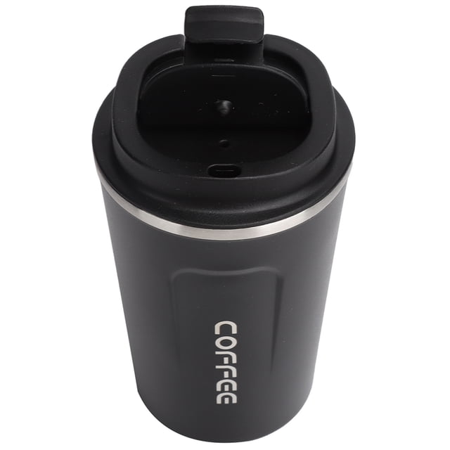 Coffee Cup, 380ml Vacuum Mug Coffee Mug Travel Coffee Mug DoubleLayer Stainless Steel Spill Proof Portable Car Coffee Cup for Hot and Cold Water Coffee and Tea