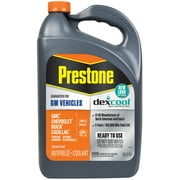 (2 pack) Prestone DEX-COOL Antifreeze+Coolant for GM Vehicles; Extended Life -1 gal- Ready to Use, 50/50