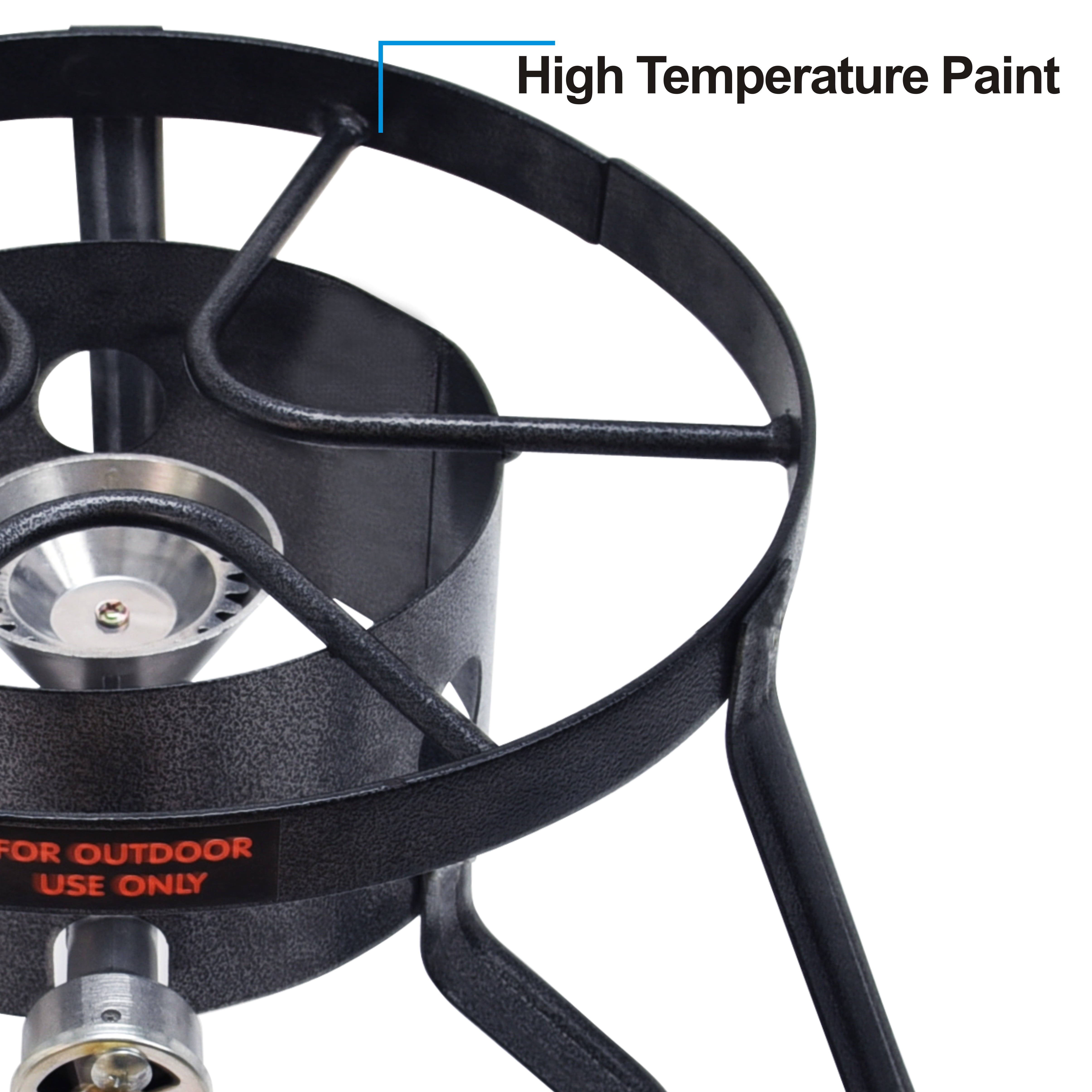 ARC USA 3831S Outdoor Propane Burner Cast Iron Turkey Fryer Camping Stove 37,000 BTU/H