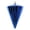Blue, variant on Vickerman 6" Shiny Pink Cone Ornament, 3 per bag.