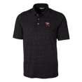 thumbnail image 2 of Men's Cutter & Buck Black Louisville Cardinals Advantage Space Dye Tri-Blend Polo, 2 of 3