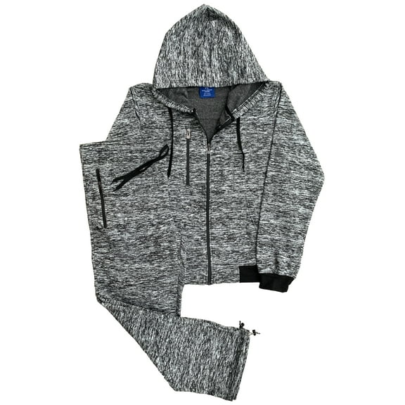 Mens 2-Piece Tech Fleece Sweatsuit Jogging suit Sweat Jacket Sweatpants Fleece Outfit