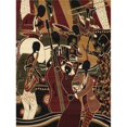 thumbnail image 1 of United Weavers 910 01230 58 5 ft. 3 in. x 7 ft. 2 in. Legends Band Area Rug, Multicolor, 1 of 2