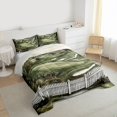 thumbnail image 3 of Feelyou Rustic Lodge Cabin Queen Comforter Set, Nature Scenery Bedding Sets, Vintage Western Farmhouse Reversible Bedding Comforter Set, Lightweight Room Decor, 3 Pieces, 3 of 8
