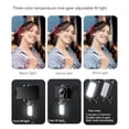 thumbnail image 5 of Q18 Mobile Phone Selfie Stick Anti-shake Hand-held Single-axis Gimbal Stabilizer with Fill Light Black, 5 of 5