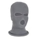 thumbnail image 1 of Pasamontañas unisex de 3 agujeros, tejido cálido, máscara de esquí de cara completa, gorro para gris, 1 of 7