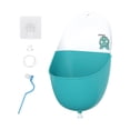 thumbnail image 1 of Orinal colgante para niños, inodoro para bebés, orinal para exteriores, tren para bebés y niños pequeños verde con pipa, 1 of 8